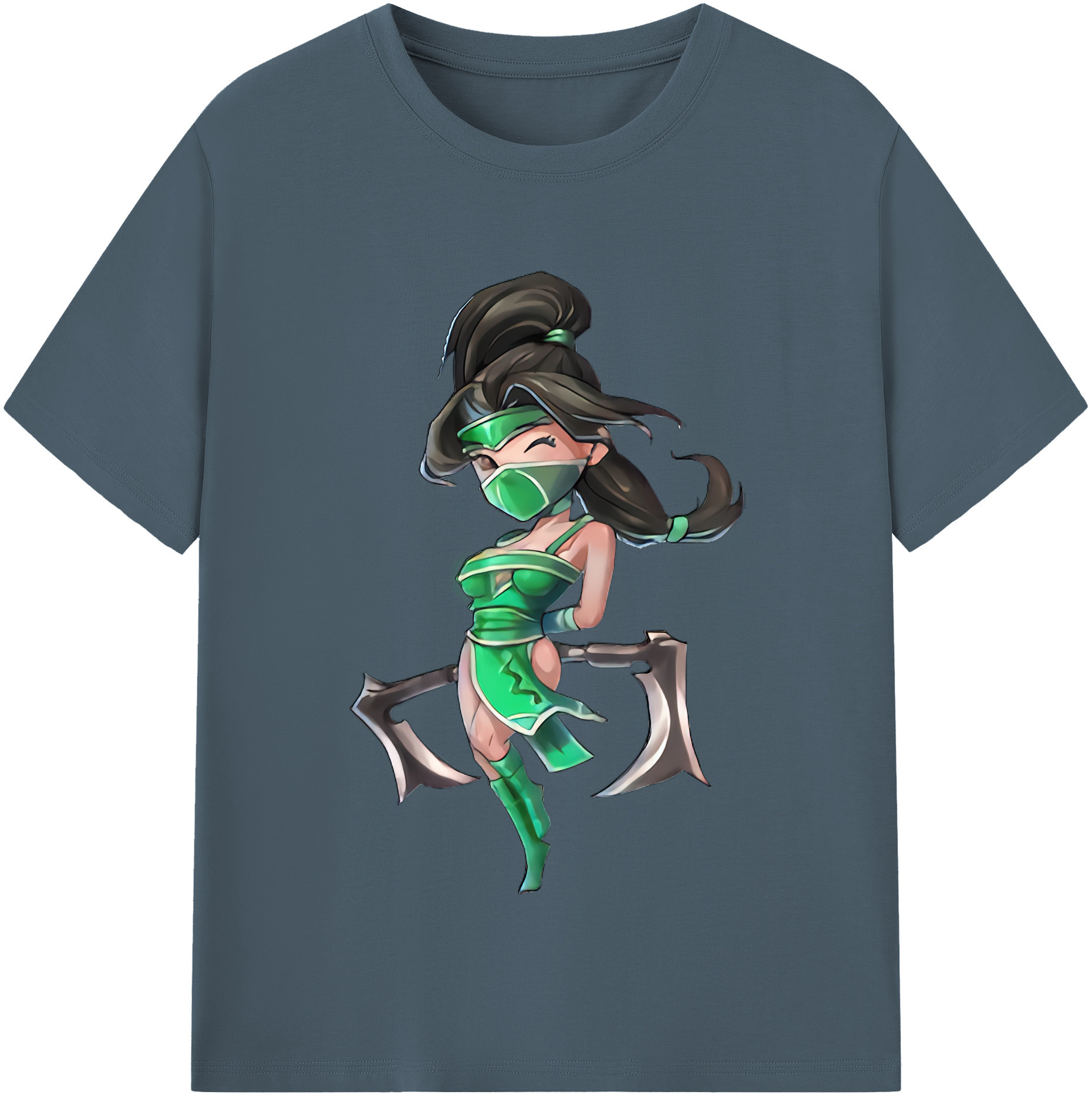 リーグ・オブ・レジェンド League of Legends LOL 綿100％半袖Tシャツ（フロントプリント）